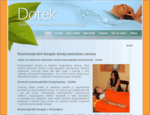 Tablet Screenshot of kraniosakralni-terapie.org